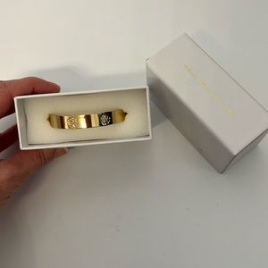 Pieces of Me Cuff Bracelet, Compassionate, Gold Tone with Box